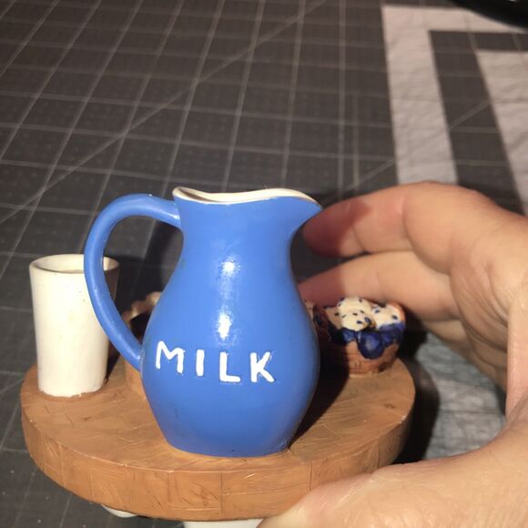 Candle Capper Sweet Treats Stay On Topper Kitchen Milk Blueberry Muffin - Picture 2 of 6